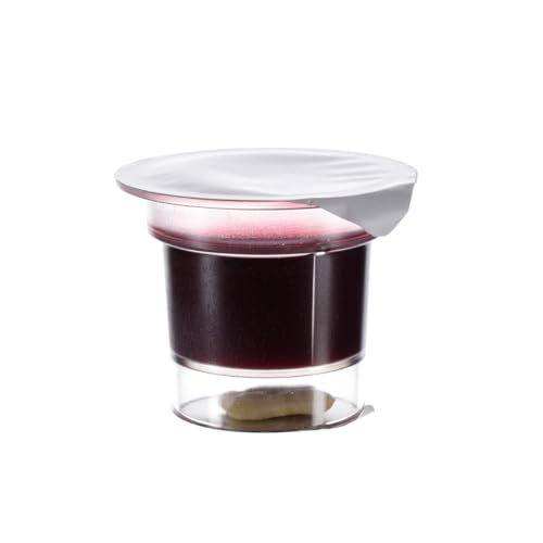 Simply Communion 200 Pre-Filled Communion Cups with Grape Juice & Bread - Tray & Seatback Pew Compatible - Easy Open, Ready-to-Serve, Made in USA