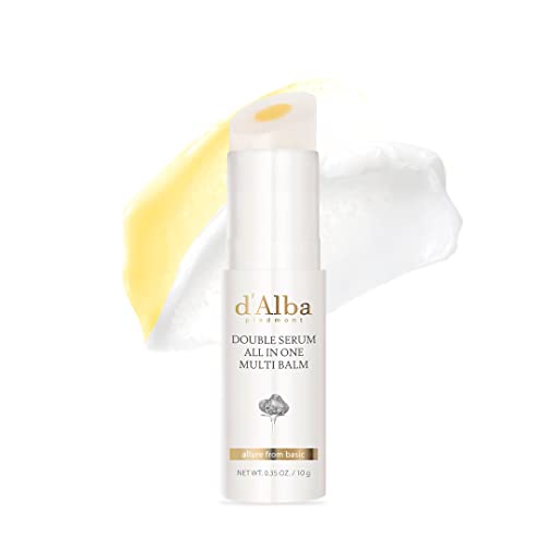 d'alba Piedmont White Truffle All-in-One Serum & Multi Balm 0.35 oz - Nourishing Anti-Aging Skincare