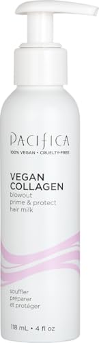 Vegan Heat Protection Spray for Hair - Collagen Blowout Primer & Thermal Shield - 4 Fl Oz (Pack of 2)