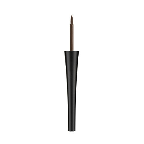 wet n wild H2O Proof Liquid Eyeliner, Waterproof & Smudge-Proof, Long-Lasting Definition, Precise Brush Applicator, Cruelty-Free - Dark Brown