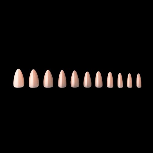 Apres Neutrals Gel-X Maisie Box Of Press On Nails, 11 Sizes 00-9, Soft Gel Nail Tip Box (150pcs) (Natural Stiletto Short, 150pcs)