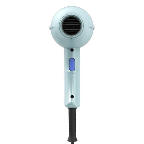 TOME 1875W Ionic Hair Dryer with Diffuser Set - Blue - 3 Attachments, Home Use