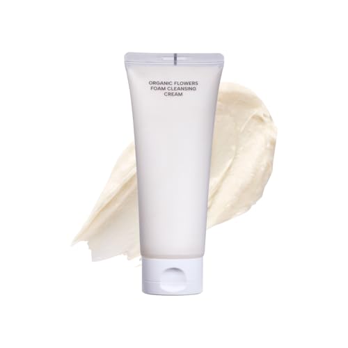 Organic Foam Cleansing Cream 150ml - Gentle Face Wash with Floral Fermentation | Pack of 1