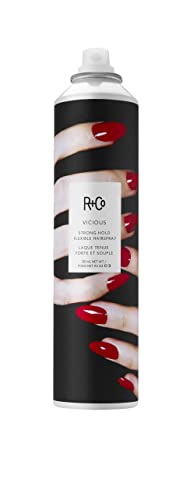 R+Co Vicious Strong Hold Flexible Hairspray 9oz Dark Waves Scent