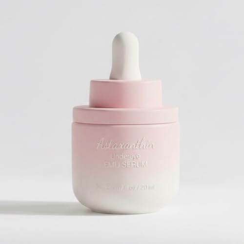 Astaxanthin Eye Serum with Emu Oil - Natural Antioxidant for Radiant Skin