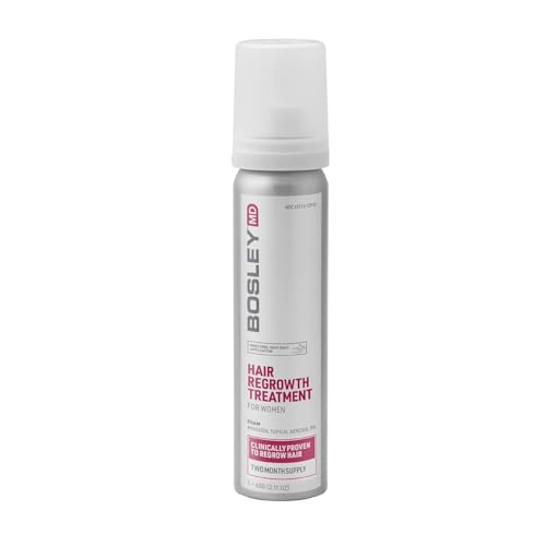 Women Hair Regrowth Treatment Foam - Minoxidil 5% Extra Strength, No-Drip, Fast Absorbing, 2-Month Supply
