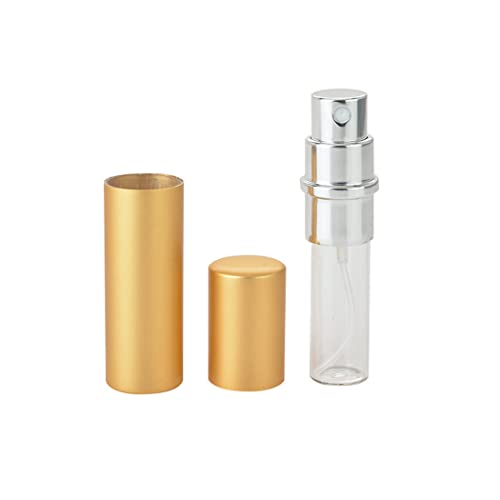 ZbFwmx Gold 20 Pack Travel Perfume Atomizer Bottles 10ML Refillable Spray