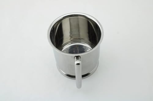 Stainless Steel Shaving Mug - Unbreakable & Rust-Resistant Wet Shaving Bowl
