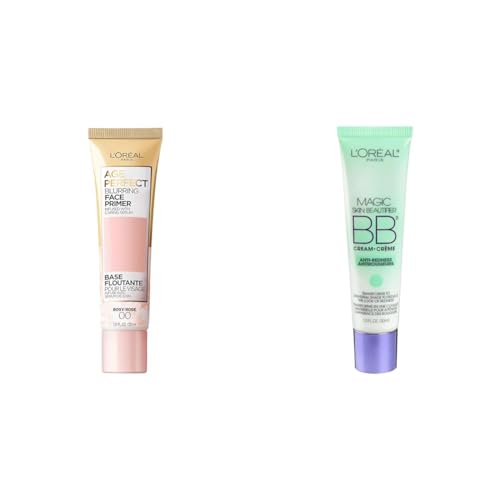 Makeup Primer + BB Cream 1 fl oz - Age Perfect Face Smoothing & Color Correcting Duo