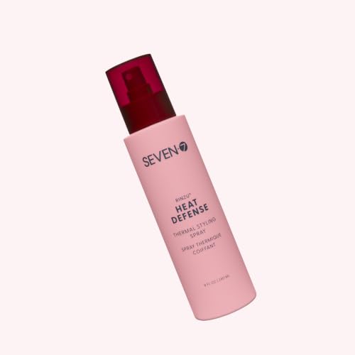Bergamot 8oz Heat Defense Thermal Styling Spray with Castor Oil & ProVitamin B5 - Frizz Control & Shine