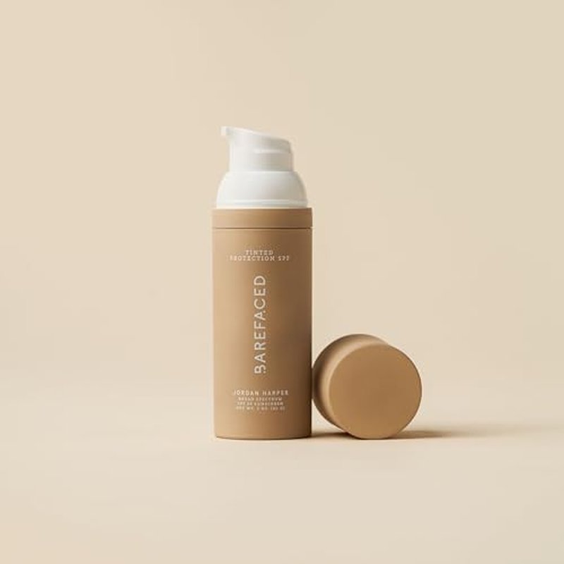 Barefaced Tinted Protection SPF 50+ ? Broad-Spectrum Sunscreen with Zinc Oxide, Niacinamide & Hyaluronic Acid ? Oil-Free UV Protection, Hydration & Anti-Aging with Universal Tint (60ml)