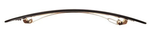 Long Black Hair Barrettes - Elegant French Barrette for Thick Hair