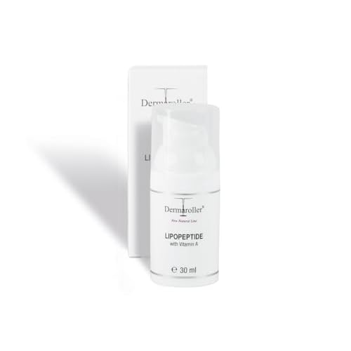 Dermaroller, New Natural Line Lipopeptide Night Cream Hyaluronic Acid Vitamin A and Shea Butter Combine to Moisturize and Repair Tired Stressed Skin Helps to Reduce Fine Wrinkles oz, 1.01 Ounce