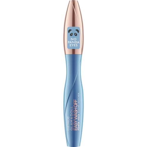 Catrice | Glam & Doll Easy Wash Off Power Hold Volume Mascara | Long Lasting & Smudge Proof Tubing Formula | Ultra Black | Vegan & Cruelty Free | Made Without Parabens, Alcohol & Oil