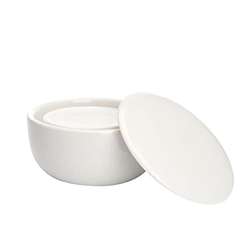 M?HLE Porcelain Dish with Grapefruit & Mint Shaving Soap, 65 Grams ? Shave Soap for Men, Rich & Light Soap Formula, Nurturing Solid Shave Soap Lather, Cooling Effect On Skin