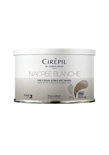 Cirepil NACRÉE BLANCHE Soft Strip Wax Tin 14.11oz / 400g - Sensitive Skin Formula