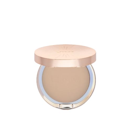 Emani Flawless Matte Powder Foundation Warm Beige - Mineral Compact for Sensitive Skin & Oil Control