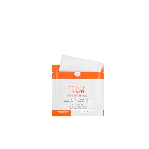Tan Towel Tan Towel Full Body Classic 5 Pack, 0.5 FL OZ Each