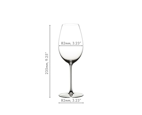 Riedel Veritas Sauvignon Blanc Glass Set of 2 - 13.5 Ounces, Light-Weight, Dishwasher Safe