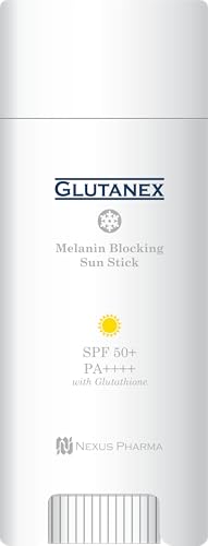 Sun Stick SPF 50+ PA++++ UV Protection with Glutathione - Non-Sticky Matte Finish, 30g