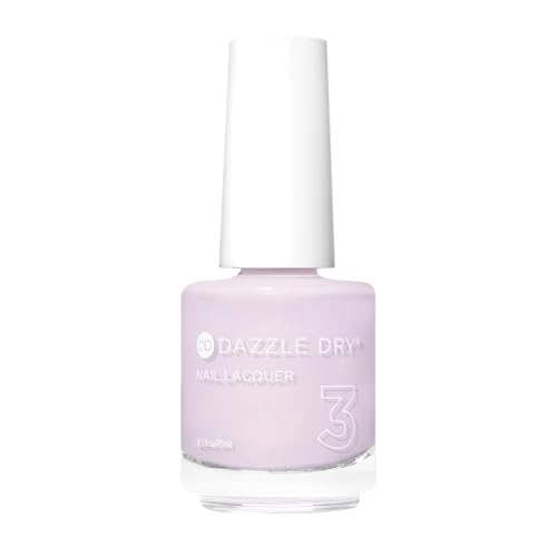 Dazzle Dry Nail Lacquer (Step 3) - Lovely Lilac - A pale purple with a pink shimmer effect. Full coverage shimmer. (0.5 fl oz)