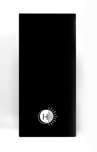 Hairaco Classic Black & White 5x11 Foil Board – Salon Foiling Paddle with Non-Patterned Working Side