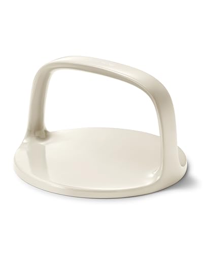 Cream Caraway Stainless Steel Grill Press with Handle – Even Pressing & Seared Results