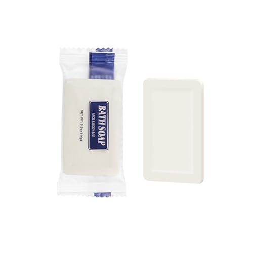 Mini Bar Soap Set - 100 Pack 0.5 oz Travel & Hotel Toiletries Individually Wrapped