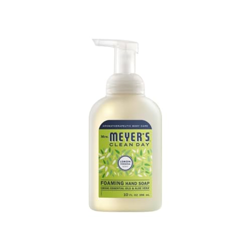 Mrs. Meyer’s Clean Day Foaming Hand Soap Pack - 4 Scents, 10 OZ Each, Rainwater + Lavender + Lemon Verbena + Watermelon