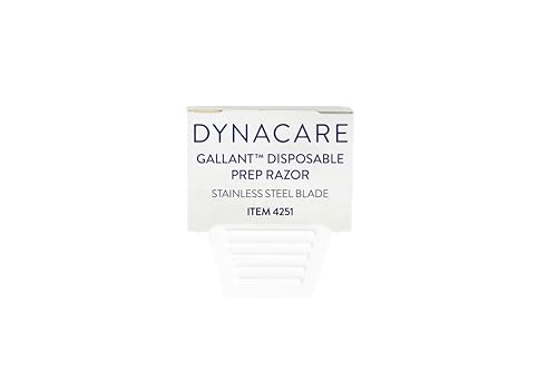 Blue Disposable Surgical Prep Razors - 50 Pack for Medical & Tattoo Use