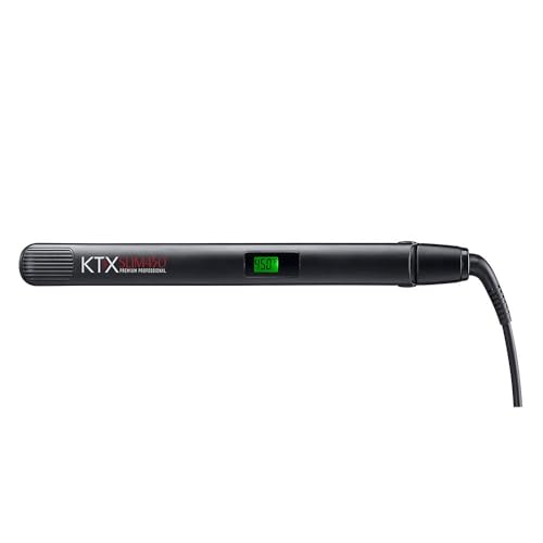 Professional Titanium Flat Iron 1 Inch Hair Straightener with Adjustable Heat up to 450°F, Dual Voltage