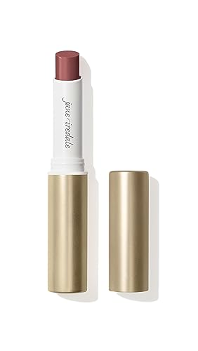 Jane Iredale ColorLuxe Hydrating Cream Lipstick Rosebud – Vegan, Satin Finish, Bold Pigment