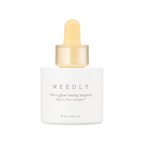 NEEDLY Vita C Glow Toning Ampoule - Brightening & Hydrating Skin Serum