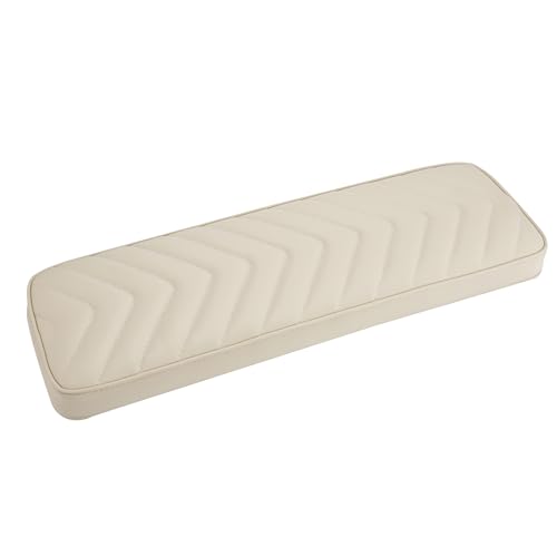 NOVAL Arm Rest Manicure Board for Pedicure Chairs - 9x27 Inch Khaki PU Leather Salon Hand Rest, Easy to Clean & Non-Slip