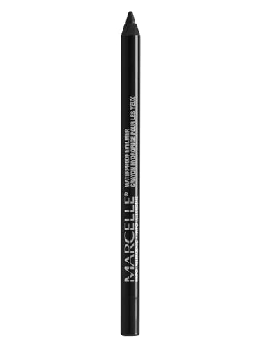 Marcelle Waterproof Deep Charcoal Eyeliner Pencil 0.04 Oz - Long-Lasting & Smudge-Proof