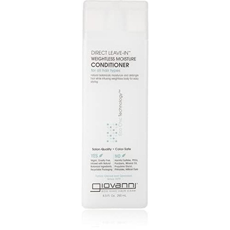 Giovanni - Conditioner Direct Leave-In Weightless Moisture For All Hair Types - 8.5 Oz.