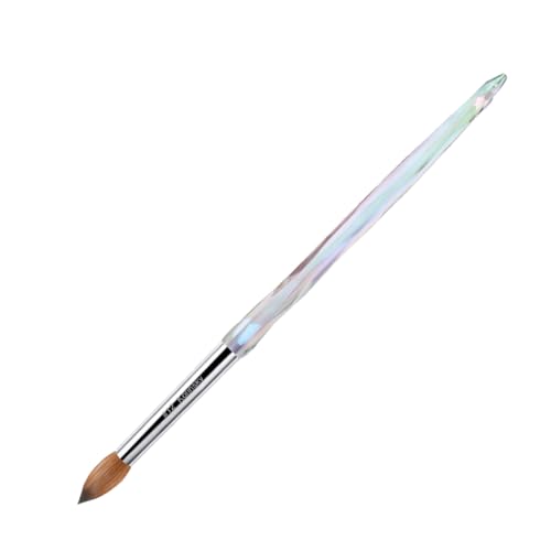 Professional Acrylic Nail Brush #12 – Pure Kolinsky Hair for Precise Application