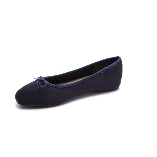 Women's Round Toe Ballet Flats Comfortable Bow Dressy Flats Shoes for Women