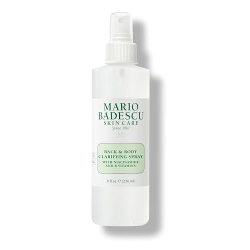 Mario Badescu Drying Lotion & Back & Body Clarifying Spray Bundle | Blemish Spot Treatment & Back-Acne Solution | With Salicylic Acid, Sulfur, Zinc Oxide, Niacinamide & B Vitamins | Soothes & Strength
