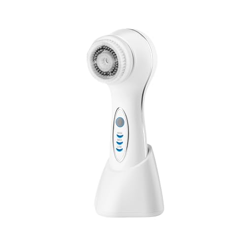 Conair True Glow Sonic Facial Brush with 1 Brush Head - Waterproof & Rechargeable