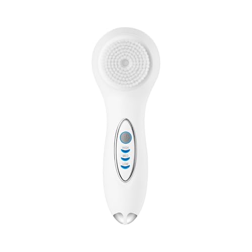 Conair True Glow Sonic Facial Brush with 1 Brush Head - Waterproof & Rechargeable