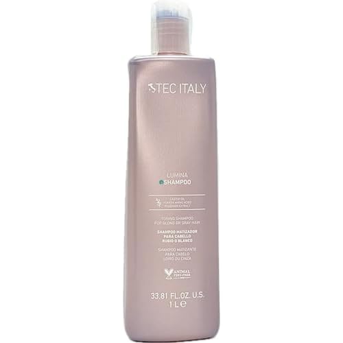 Tec Italy Lumina Shampoo for Blond and Gray Hair 1000ml/33.8oz