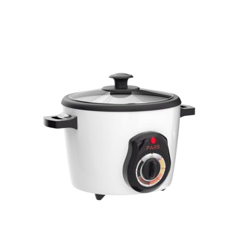 Pars 5 Cup Automatic Persian Rice Cooker with Tahdig, Non-Stick Pot