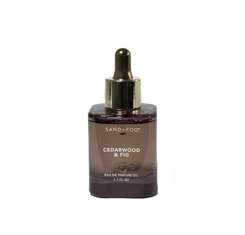 Cedarwood & Fig Perfume Oil - Long-Lasting Unisex Fragrance, 1.7 fl oz Dropper Bottle