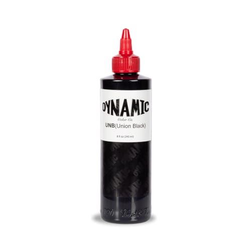 Black Tattoo Ink 8oz - Professional, Vegan, REACH Compliant, Made in Spain