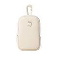 Ivory Zippered Pouch with Snap Hook for 1 FL OZ Touchland Hand Sanitizer - Attachable Bag Accessory