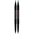 Makeup Revolution Awesome Felt Eyeliner, Dual Ended Eyeliner Pen, Highly Pigmented & Last All Day Long, Cruelty-Free, 5g (Pack of 2)