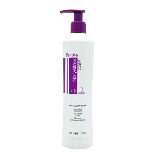 Fanola No Yellow Purple Hair Mask & Repair Treatment 11.83 Fl Oz