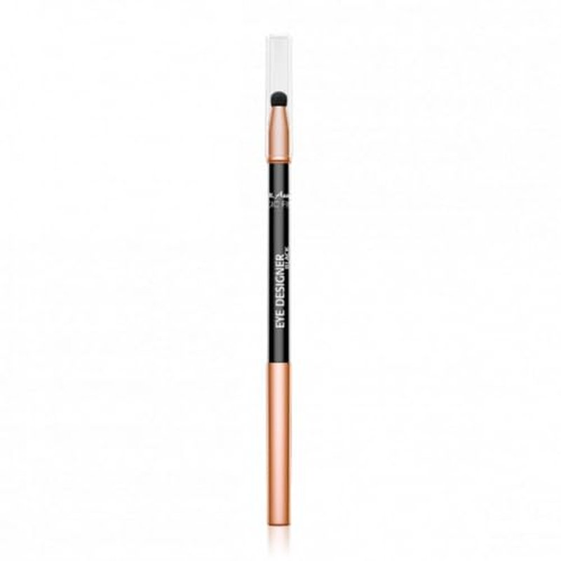 M. Asam MAGIC FINISH EYE DESIGNER Black - waterproof eyeliner for a long-lasting & color-intensive result with integrated sponge for easy blending, eye make-up, 0.01 Oz