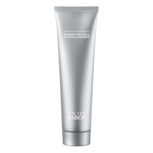 DOCTOR BABOR Regeneration Barrier Balance Lotion Cleanser, Gentle Daily Facial Cleanser, Cleanse and Balance the Skin, Strengthen and Revitalize Complexion, Hydrated Radiant Skin, 5.07 oz